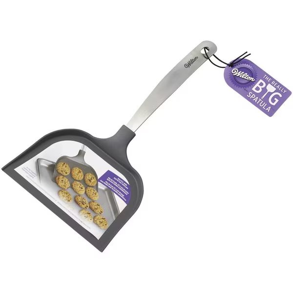 6-9/16 in. W Gray/Silver Metal/Plastic The Really Big Spatula, Wilton, Mfr#: 191007558